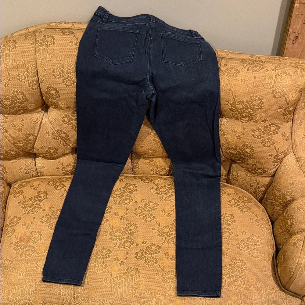 Long Tall Sally Dark Indigo Skinny Jeans - Picture 3 of 3